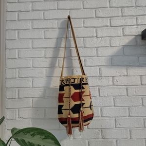 Handmade Crochet Crossbody and Shoulder Unisex Medium Size Bag - NEW-